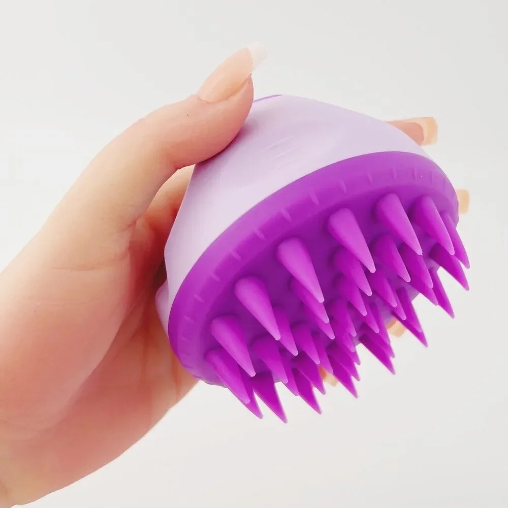 2 pcs Scalp Massager Shampoo Brush, Scalp Scrubber Soft Silicone Dandruff Remove